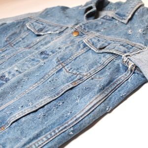 Mudcloth Denim Jacket
